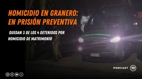 En prisión preventiva quedan 3 de los 4 detenidos por homicidio de matrimonio en Graneros