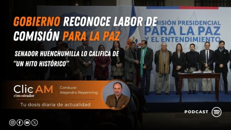 Gobierno reconoce labor de la Comisión para la Paz y senador Huenchumilla lo califica "histórico"
