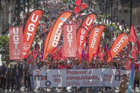 En medio de guerra comercial, los trabajadores reclaman su sitio en el Primero de Mayo