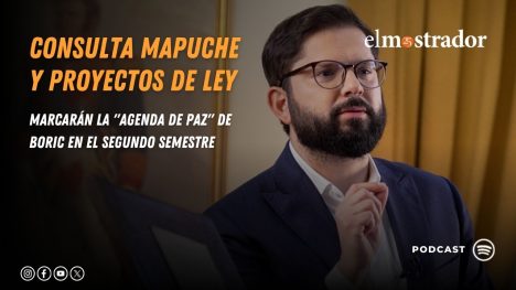 Consulta mapuche y proyectos de ley marcarán la "agenda de paz" de Boric en el segundo semestre