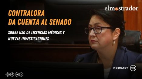 Contralora da cuenta al Senado sobre uso de licencias médicas y nuevas investigaciones