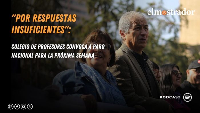 “Por respuestas insuficientes”: Colegio de profesores convoca a paro nacional para la próxima semana