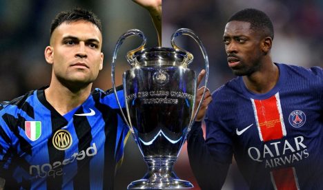 Todo listo en Múnich: conoce la alineación de Inter y el PSG para la Champions League