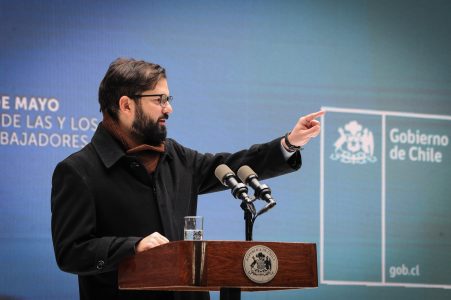 Presidente Boric y 1 de Mayo: "Es un orgullo rendir nuevamente homenaje a todos los trabajadores"