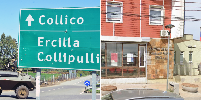 Emboscan a un equipo de funcionarios de Cesfam en Ercilla: uno fue herido por impacto de bala