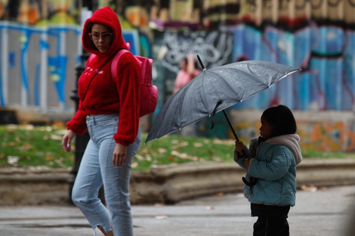 Lluvia en Santiago: a qué hora comienza hoy en la RM