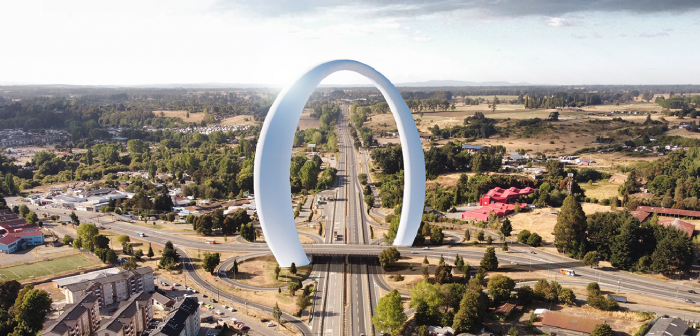 En Osorno quieren levantar la escultura más grande de Chile: una “O” de 120 metros de altura