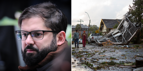Presidente Boric viajará a Puerto Varas para monitorear estragos generados por el tornado