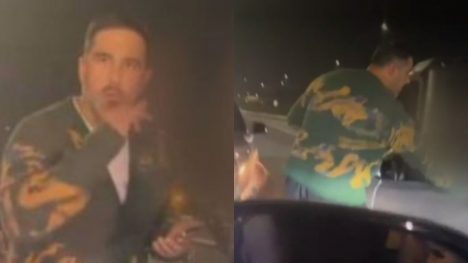 "Vení alcoholizado": Claudio Bravo increpa a conductor que lo chocó en la Ruta 5