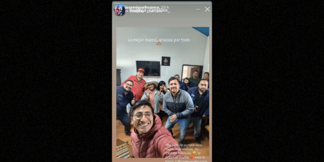 El insólito cumpleaños familiar celebrado por delegado presidencial en oficina gubernamental