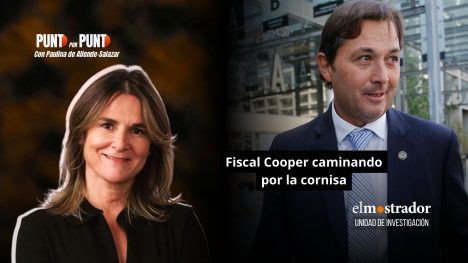 Fiscal Cooper caminando por la cornisa