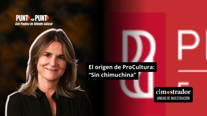 ProCultura: “Sin chimuchina”