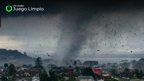 Las señales del calentamiento oceánico en el tornado de Puerto Varas