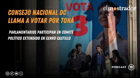 Consejo Nacional DC llama a votar por Tohá y parlamentarios participan en Comité Político extendido