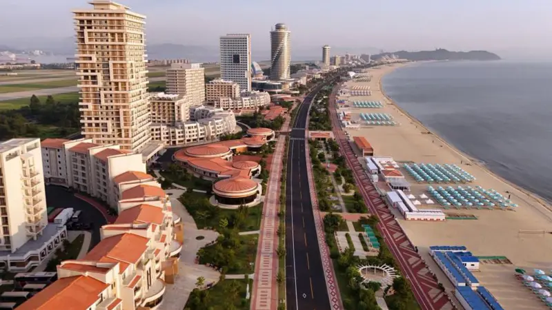 El balneario en Corea del Norte con el que Kim Jong-un espera atraer turistas al hermético país