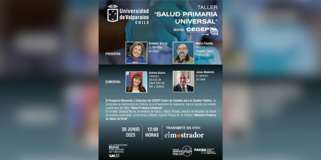 Salud primaria universal con dos exministros de salud: Soledad Barría y Jaime Mañalich