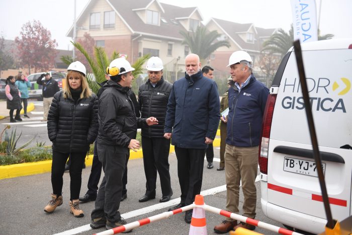 Ministro del Interior junto a Aguas Andinas presentan plan preventivo ante evento climático