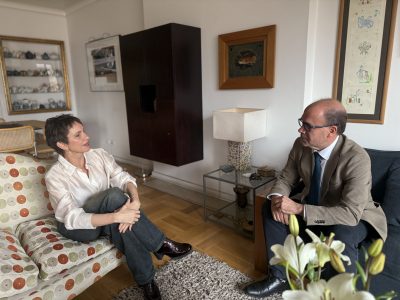Undurraga apoya el "revival" de la Concertación tras reunirse con Carolina Tohá