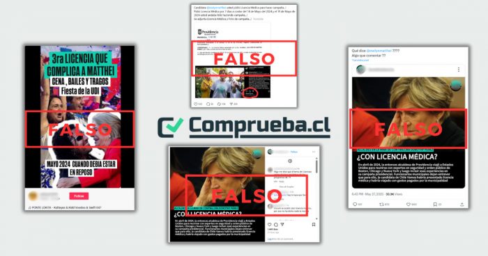 Las desinformaciones que han circulado sobre supuesto uso fraudulento de licencia médica de Matthei