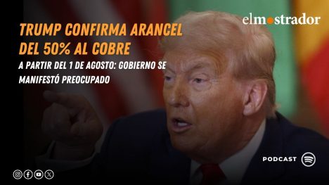 Trump confirma arancel del 50% al cobre a partir del 1 de agosto: gobierno se manifestó preocupado
