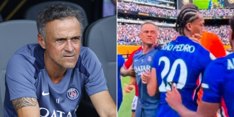 Mal perdedor: Luis Enrique agrede a futbolista del Chelsea tras derrota del PSG en el Mundial