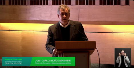  "Very bad audio": la accidentada exposición del ministro de Transportes en Valparaíso