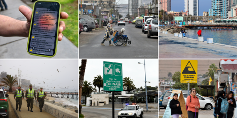Tsunami: evacúan borde costero de Arica y Parinacota, Antofagasta, Coquimbo, Valparaíso y O'Higgins