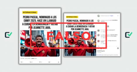 No hay registros de que Pedro Pascal haya llamado a votar por Jeannette Jara en las presidenciales