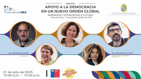 Con presencia de Michelle Bachelet y expertos internacionales: convocan a diálogo por la democracia