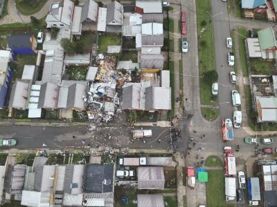Explosión destruye casa en Temuco: confirman muerte de adulta mayor