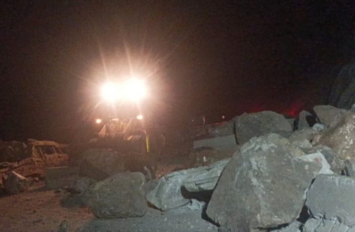 Arica se mantiene aislada por nuevo derrumbe en la Cuesta Chinchorro