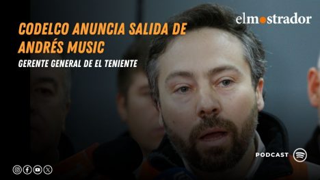 Codelco anuncia la salida de Andrés Music, gerente general de El Teniente