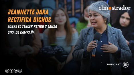 Jeannette Jara rectifica sus dichos sobre el tercer retiro y lanza gira de campaña