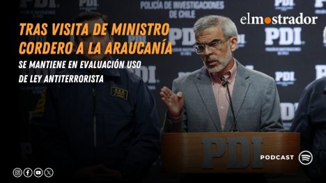 Tras visita de ministro Cordero a La Araucanía, se mantiene en evaluación uso de ley antiterrorista