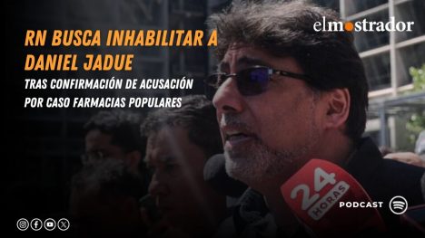 RN busca inhabilitar a Daniel Jadue tras confirmación de acusación por caso Farmacias Populares