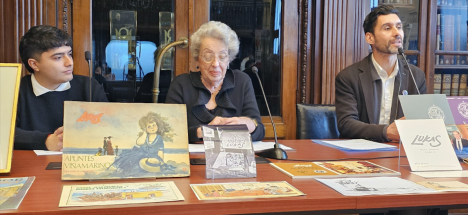 Archivo del dibujante “Lukas” es donado a la Biblioteca Nacional