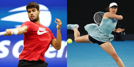 Open de Estados Unidos con la cima en juego: Alcaraz y Swiatek apuestan por volver al número uno