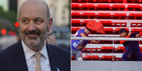 Violencia hacia hinchas de la U se toma evento empresarial con presencia de Milei en Argentina