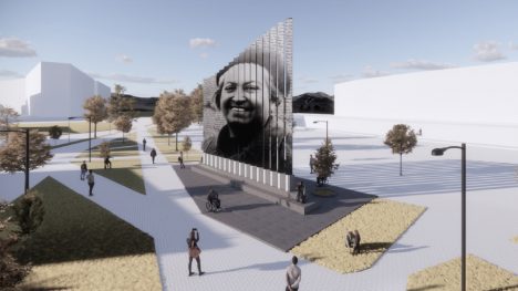 Monumento a Gabriela Mistral: el arte de improvisar