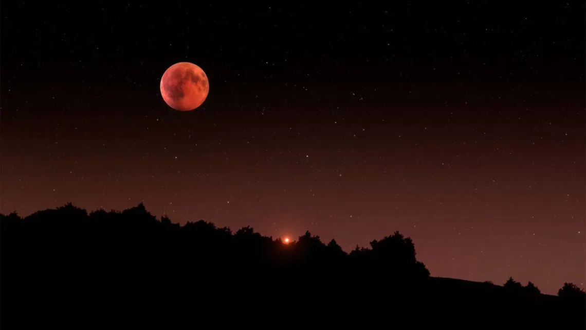 La última Luna de Sangre de 2025 iluminará los cielos en septiembre