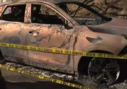 Encuentran quemado vehículo en Curacaví: se investiga si pertenece al hombre asesinado