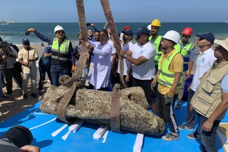 Ciudad milenaria sumergida: Egipto rescata templos y estatuas en el mar Mediterráneo
