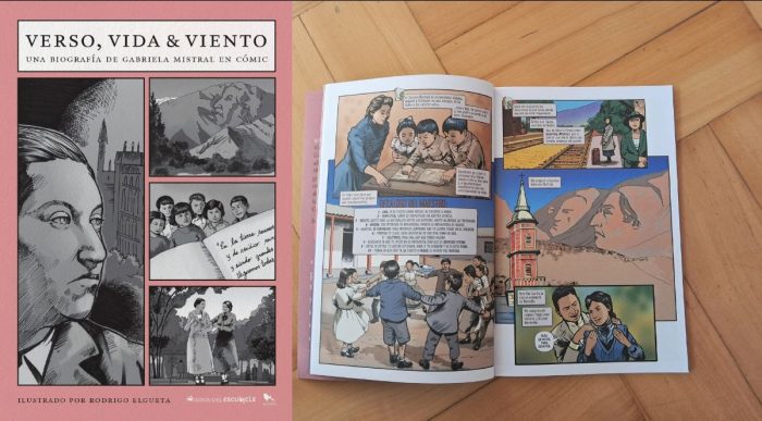 “Verso, vida & viento”: Gabriela Mistral revive en una biografía en cómic