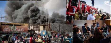 La trama del incendio en el Terminal Asocapec que destruyó 200 locales
