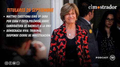 Matthei cuestiona giro de Jara por Cuba y evita polémica sobre candidatura de Bachelet a la ONU