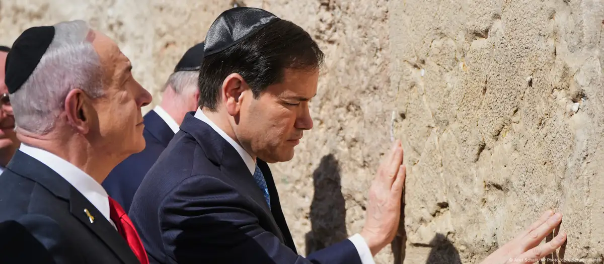 Marco Rubio visita Israel para reiterar el apoyo de EE. UU.