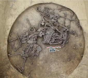 Las victorias de guerra en el Neolítico se celebraban con sacrificios y trofeos humanos
