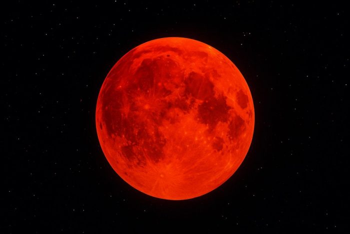Septiembre despide el 2025 con una “Luna de Sangre” y eclipse solar parcial