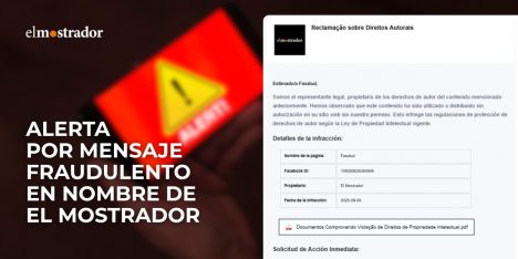 El Mostrador alerta sobre correos electrónicos fraudulentos que usan indebidamente nuestro nombre