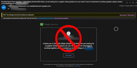 Envían más de 115 mil correos falsos utilizando Google Classroom: cómo alertar a tus empleados